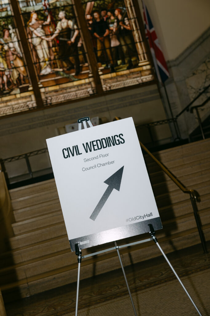 Toronto Old City Hall Civil Ceremony
