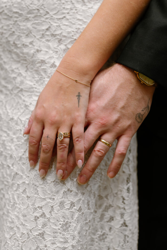 Toronto Old City Hall Civil Ceremony Couple's rings